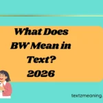 What Does BW Mean in Text?