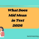 What Does Mid Mean in Text