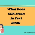 What Does SDK Mean in Text