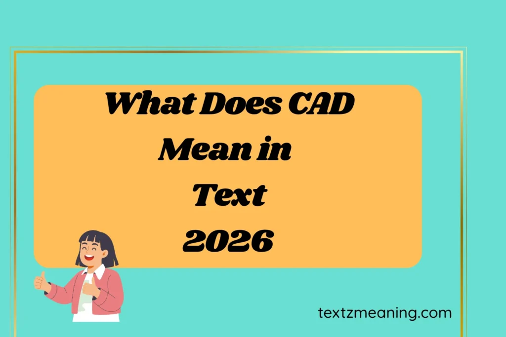 What Does CAD Mean in Text
