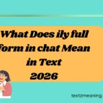 What Does ily full form in chat Mean in Text