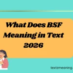 What Does BSF Meaning in Text