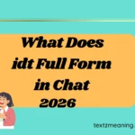 What Does idt Full Form in Chat