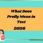What Does Prolly Mean in Text