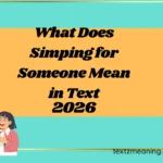 What Does Simping for Someone Mean in Text