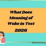What Does Meaning of Woke in Text