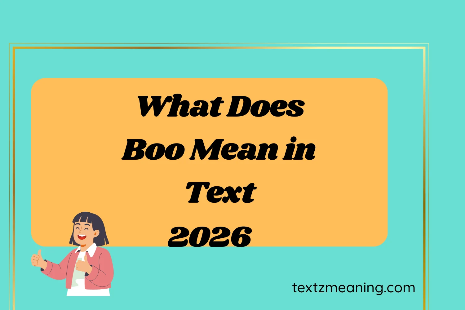 What Does Boo Mean in Text