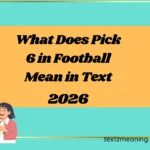 What Does Pick 6 in Football Mean in Text