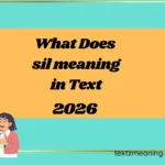 What Does sil meaning in Text