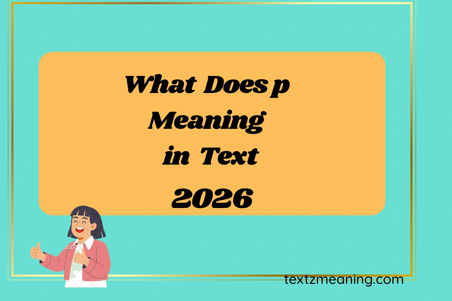 What Does p Meaning in Text