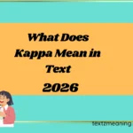 What Does Kappa Mean in Text