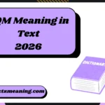 TQM Meaning in Text