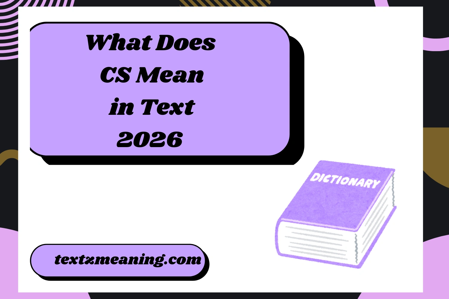 What Does CS Mean in Text