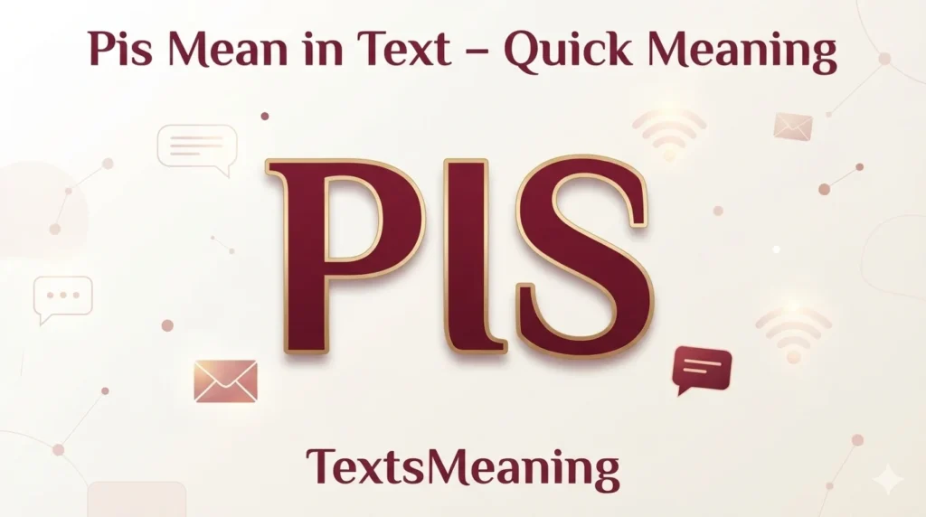 Pis Mean in Text Real Meaning 2026