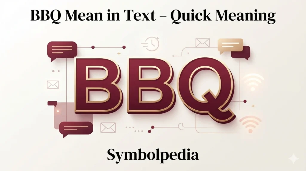 BBQ Mean in Text 2026