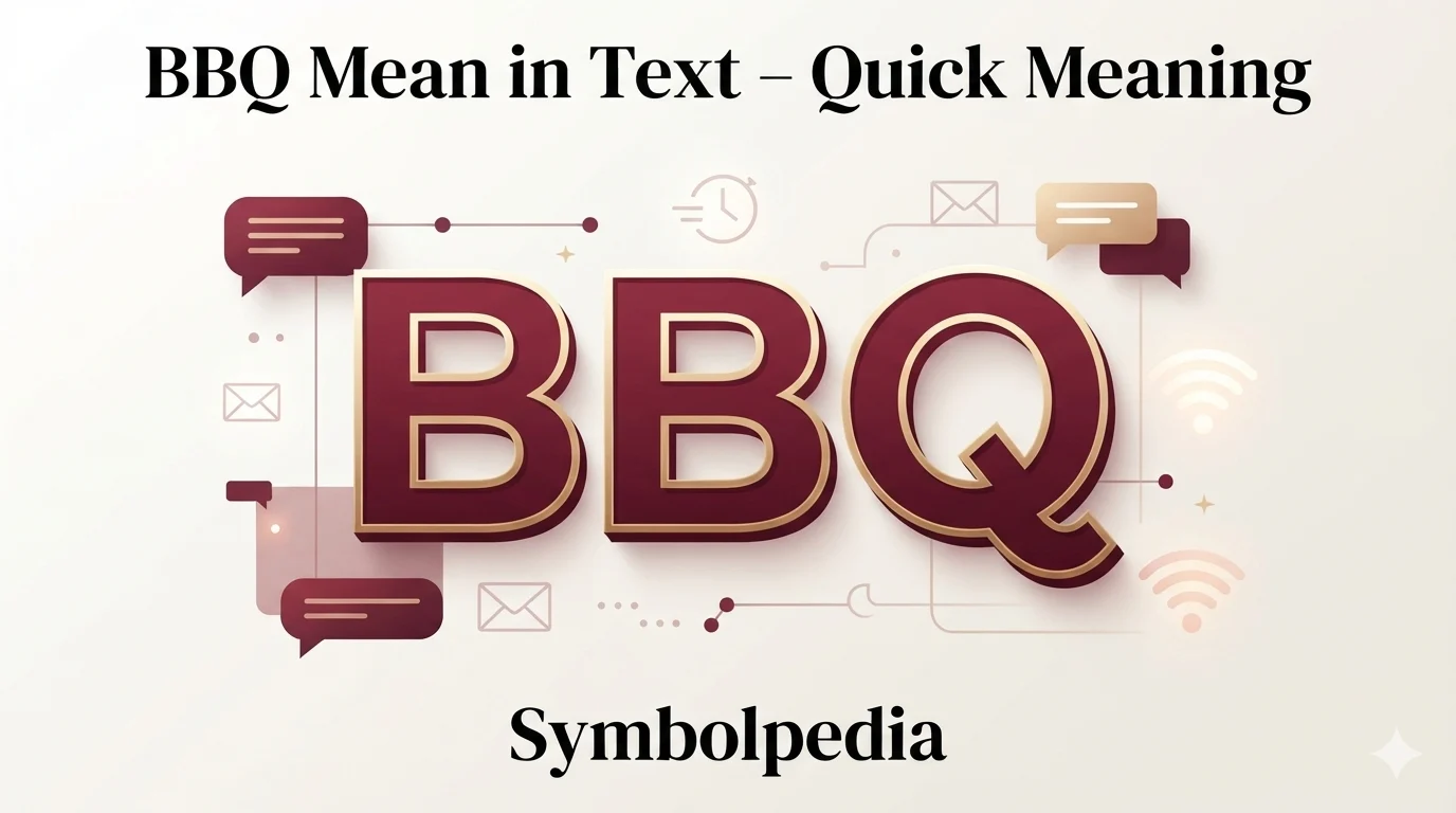 BBQ Mean in Text 2026