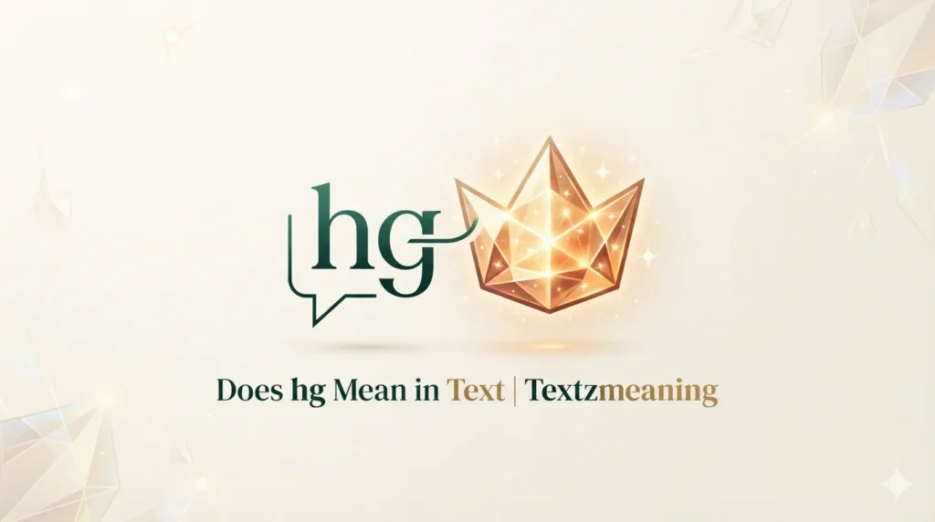 Does hg Mean in Text 2026