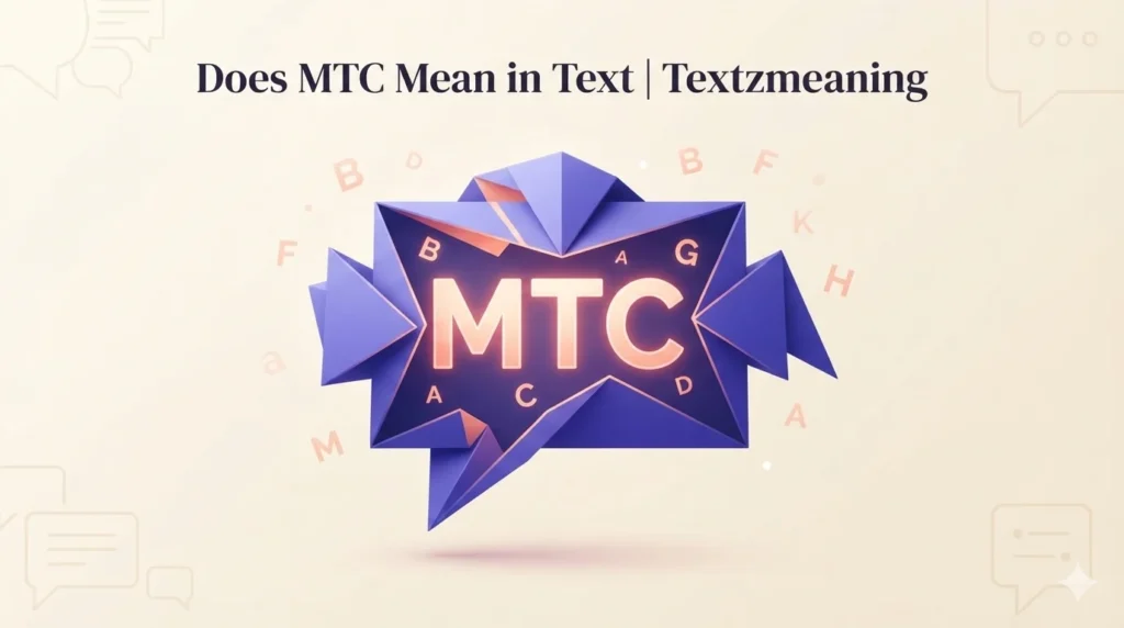 What Does MTC Mean in Text 2026